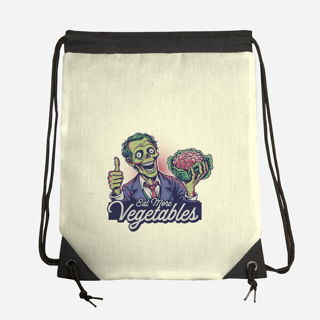 Eat More Vegetables-None-Drawstring-Bag-Popnotic