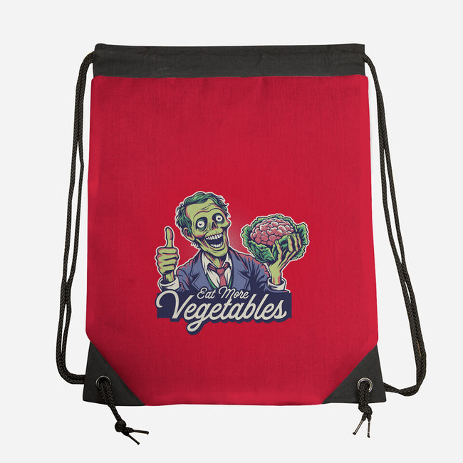Eat More Vegetables-None-Drawstring-Bag-Popnotic