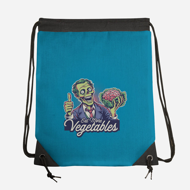 Eat More Vegetables-None-Drawstring-Bag-Popnotic