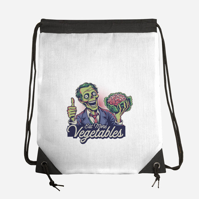 Eat More Vegetables-None-Drawstring-Bag-Popnotic