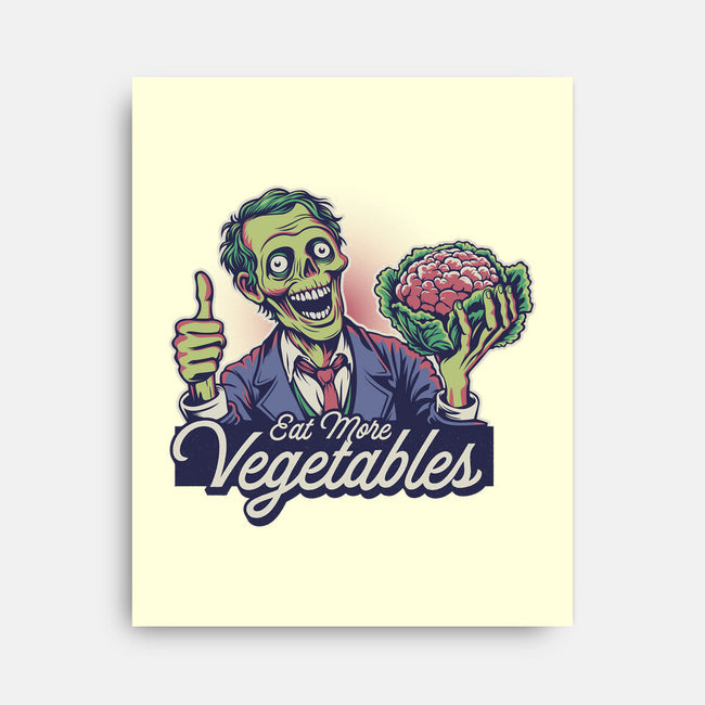 Eat More Vegetables-None-Stretched-Canvas-Popnotic