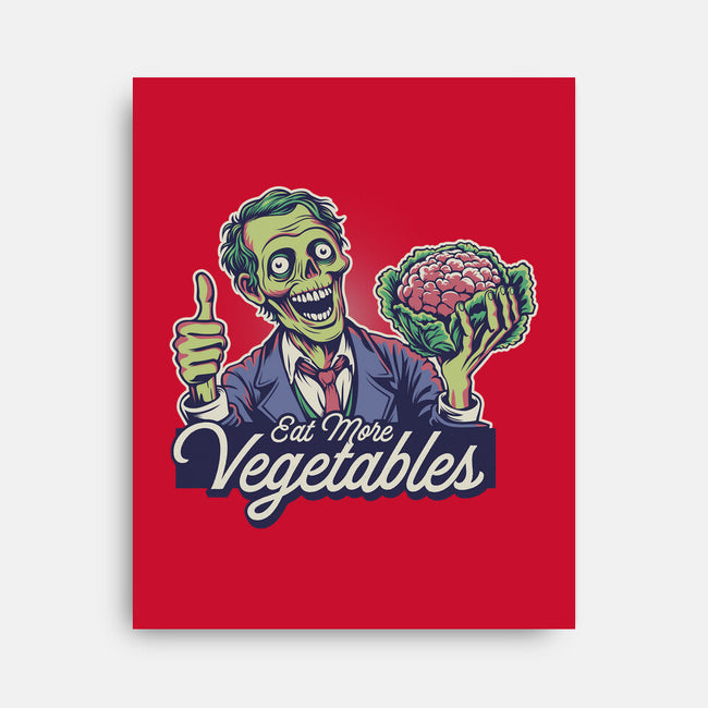 Eat More Vegetables-None-Stretched-Canvas-Popnotic