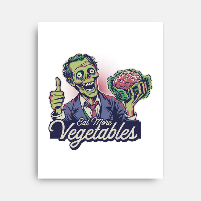 Eat More Vegetables-None-Stretched-Canvas-Popnotic