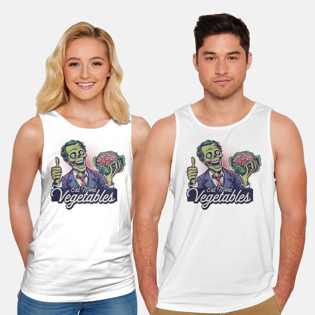Eat More Vegetables-Unisex-Basic-Tank-Popnotic
