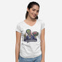 Eat More Vegetables-Womens-V-Neck-Tee-Popnotic