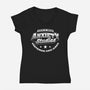 Anxiety Studies University-Womens-V-Neck-Tee-Studio Mootant