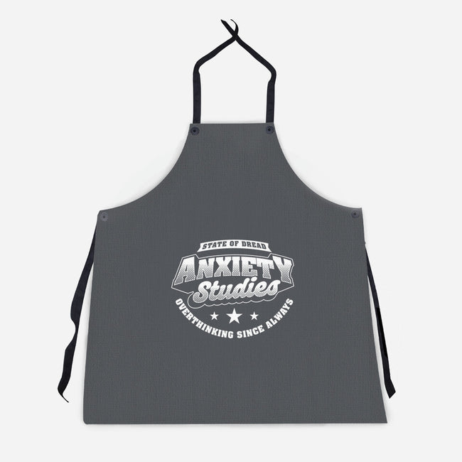 Anxiety Studies University-Unisex-Kitchen-Apron-Studio Mootant