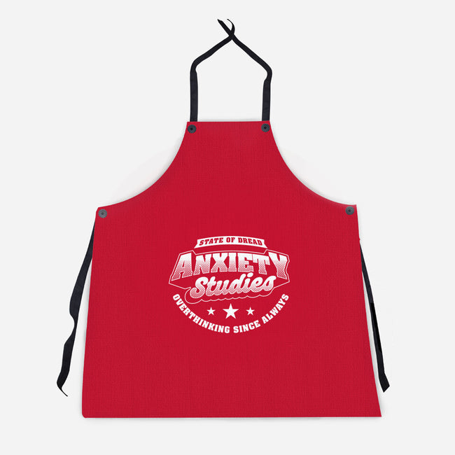 Anxiety Studies University-Unisex-Kitchen-Apron-Studio Mootant