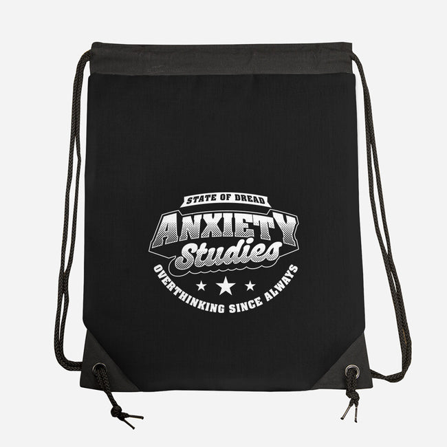 Anxiety Studies University-None-Drawstring-Bag-Studio Mootant