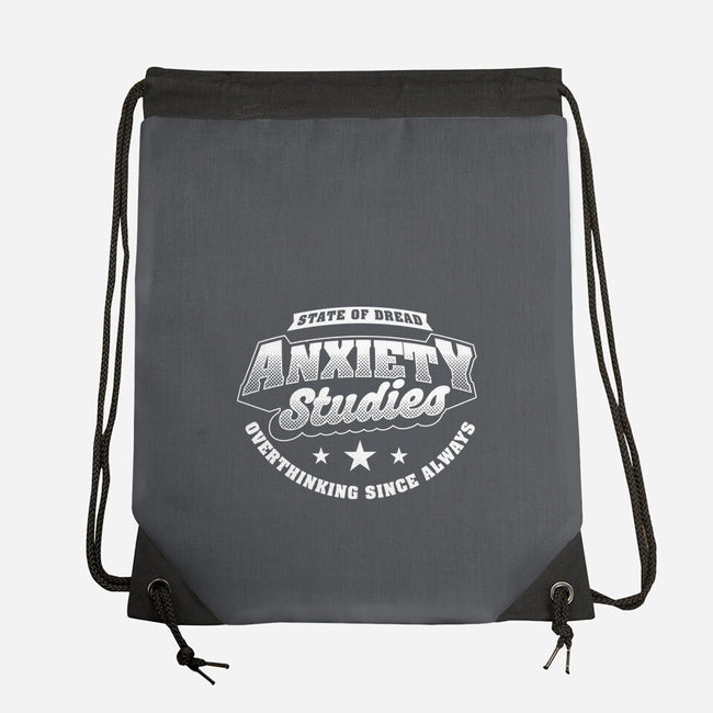 Anxiety Studies University-None-Drawstring-Bag-Studio Mootant