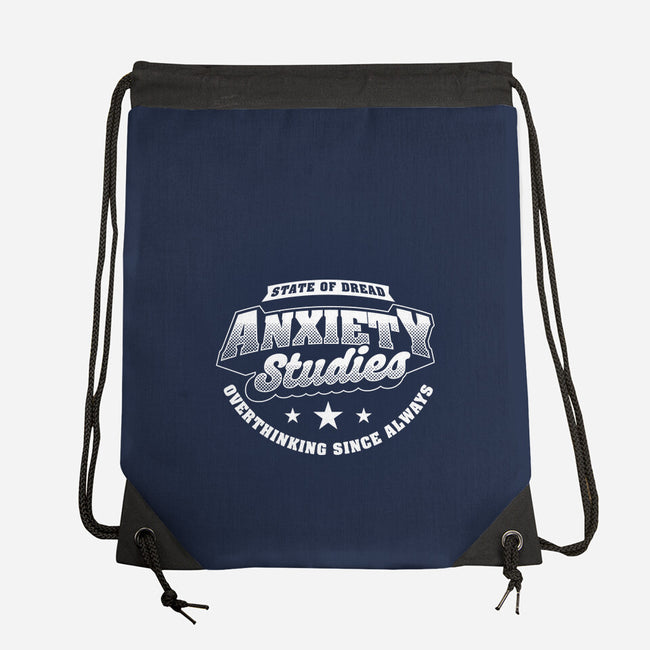 Anxiety Studies University-None-Drawstring-Bag-Studio Mootant