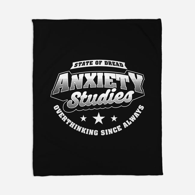 Anxiety Studies University-None-Fleece-Blanket-Studio Mootant