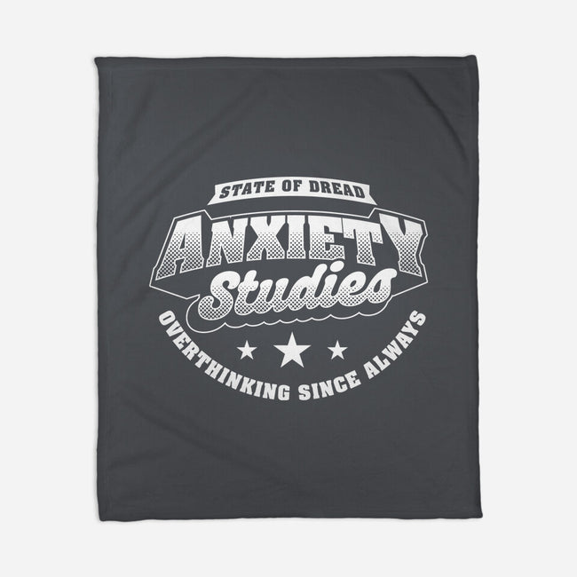 Anxiety Studies University-None-Fleece-Blanket-Studio Mootant