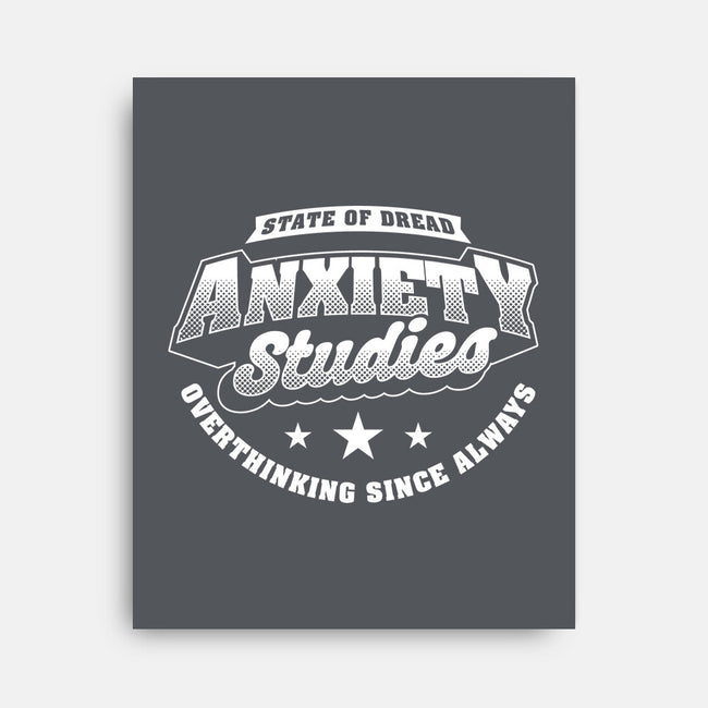 Anxiety Studies University-None-Stretched-Canvas-Studio Mootant