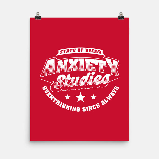 Anxiety Studies University-None-Matte-Poster-Studio Mootant
