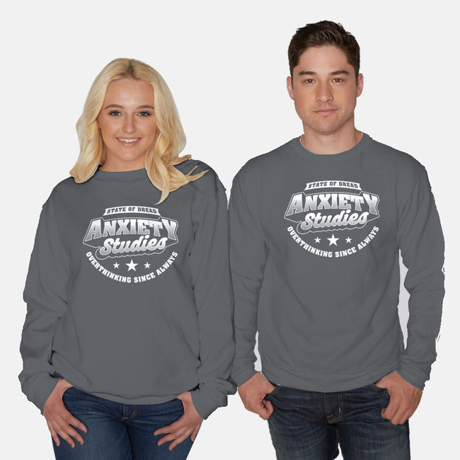 Anxiety Studies University-Unisex-Crew Neck-Sweatshirt-Studio Mootant