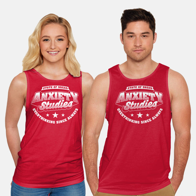 Anxiety Studies University-Unisex-Basic-Tank-Studio Mootant