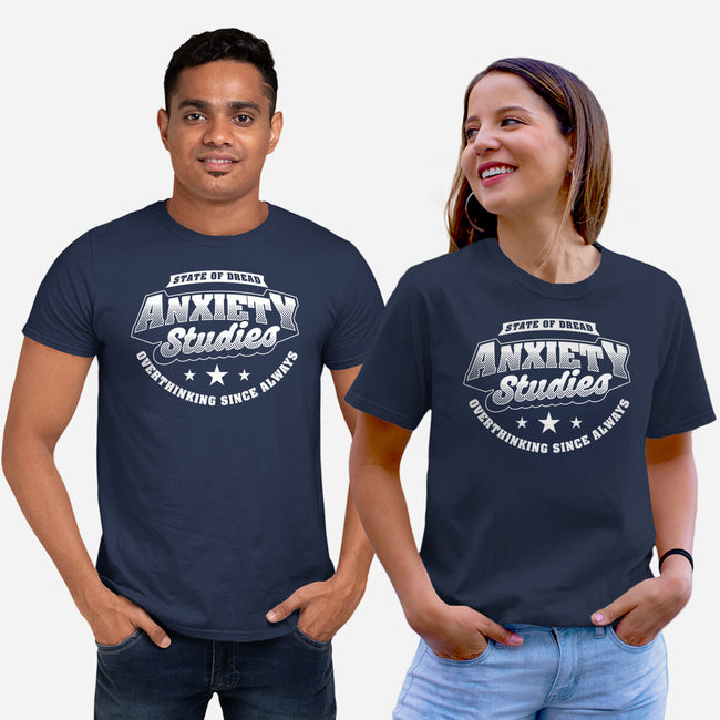 Anxiety Studies University-Unisex-Basic-Tee-Studio Mootant