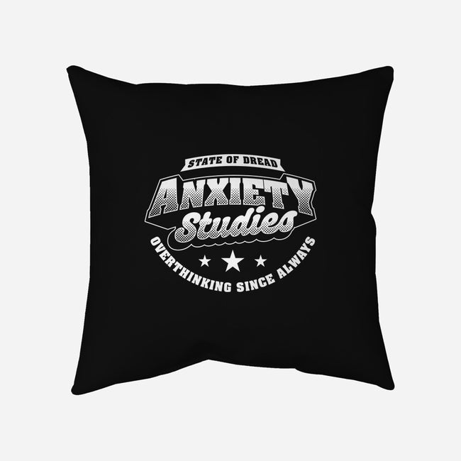 Anxiety Studies University-None-Removable Cover w Insert-Throw Pillow-Studio Mootant