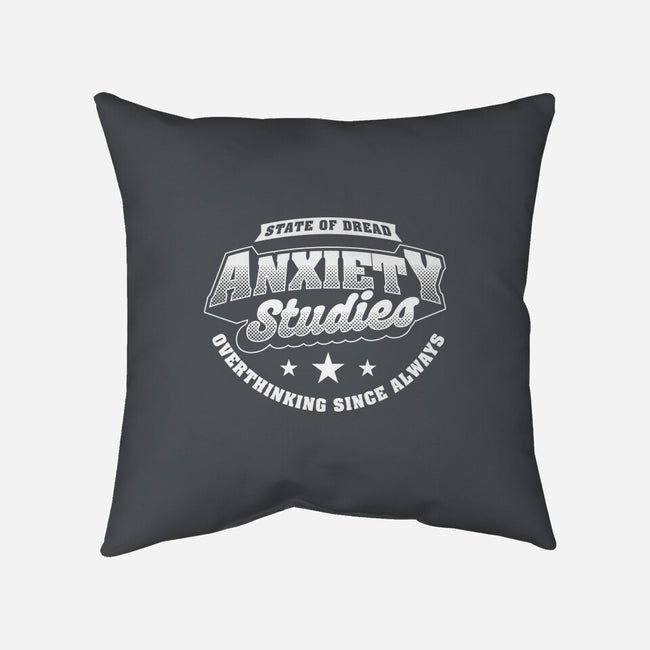 Anxiety Studies University-None-Removable Cover w Insert-Throw Pillow-Studio Mootant