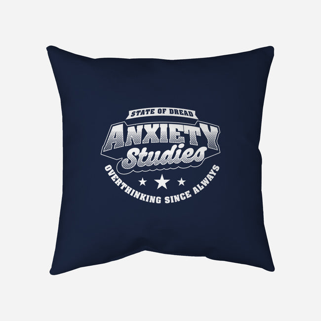 Anxiety Studies University-None-Removable Cover w Insert-Throw Pillow-Studio Mootant