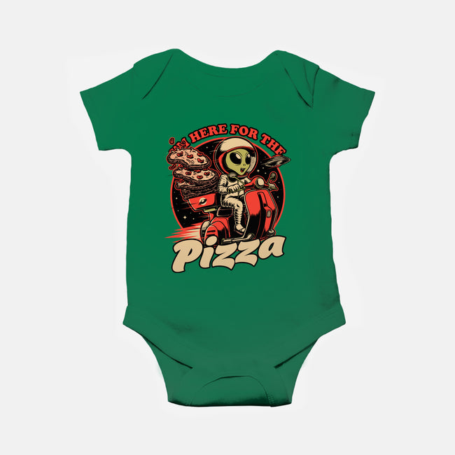 Space Pizza Delivery-Baby-Basic-Onesie-Studio Mootant