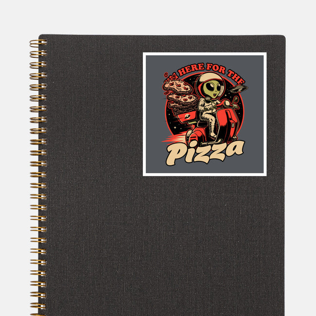 Space Pizza Delivery-None-Glossy-Sticker-Studio Mootant