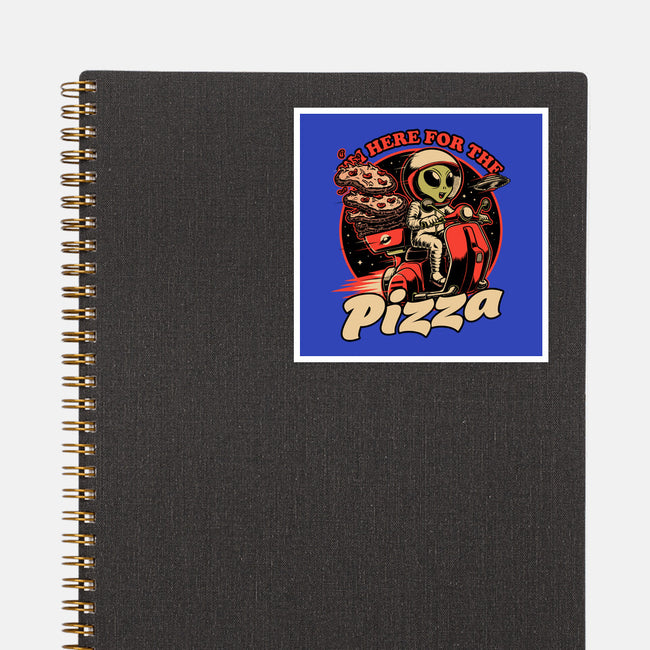 Space Pizza Delivery-None-Glossy-Sticker-Studio Mootant