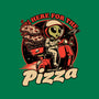 Space Pizza Delivery-Mens-Basic-Tee-Studio Mootant