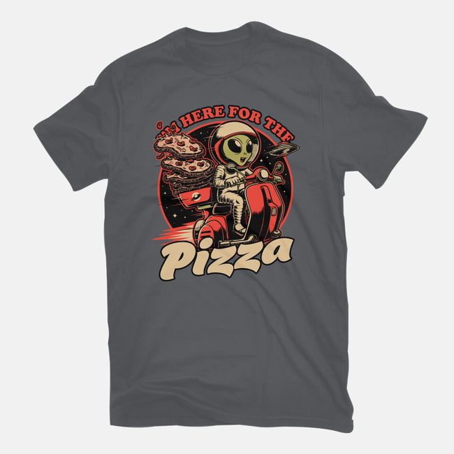 Space Pizza Delivery-Mens-Basic-Tee-Studio Mootant