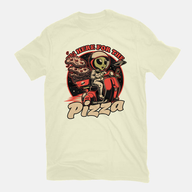 Space Pizza Delivery-Mens-Basic-Tee-Studio Mootant