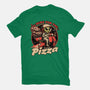 Space Pizza Delivery-Mens-Basic-Tee-Studio Mootant