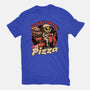 Space Pizza Delivery-Mens-Basic-Tee-Studio Mootant