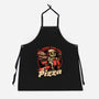 Space Pizza Delivery-Unisex-Kitchen-Apron-Studio Mootant