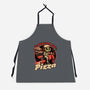 Space Pizza Delivery-Unisex-Kitchen-Apron-Studio Mootant