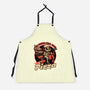 Space Pizza Delivery-Unisex-Kitchen-Apron-Studio Mootant