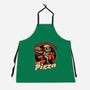 Space Pizza Delivery-Unisex-Kitchen-Apron-Studio Mootant