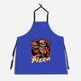 Space Pizza Delivery-Unisex-Kitchen-Apron-Studio Mootant