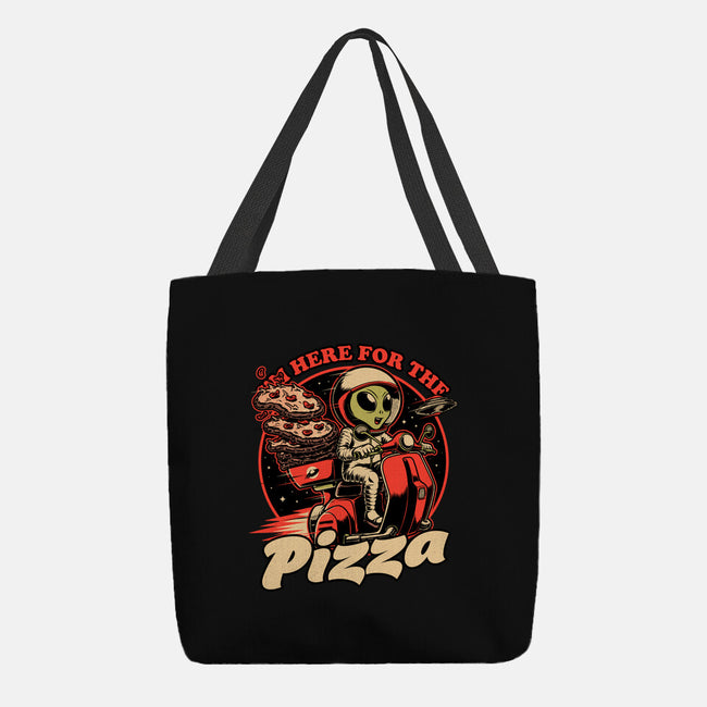Space Pizza Delivery-None-Basic Tote-Bag-Studio Mootant