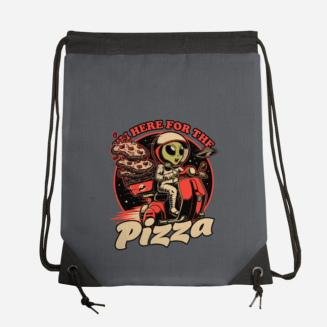 Space Pizza Delivery-None-Drawstring-Bag-Studio Mootant