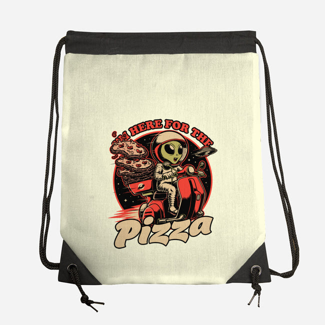 Space Pizza Delivery-None-Drawstring-Bag-Studio Mootant