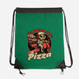 Space Pizza Delivery-None-Drawstring-Bag-Studio Mootant