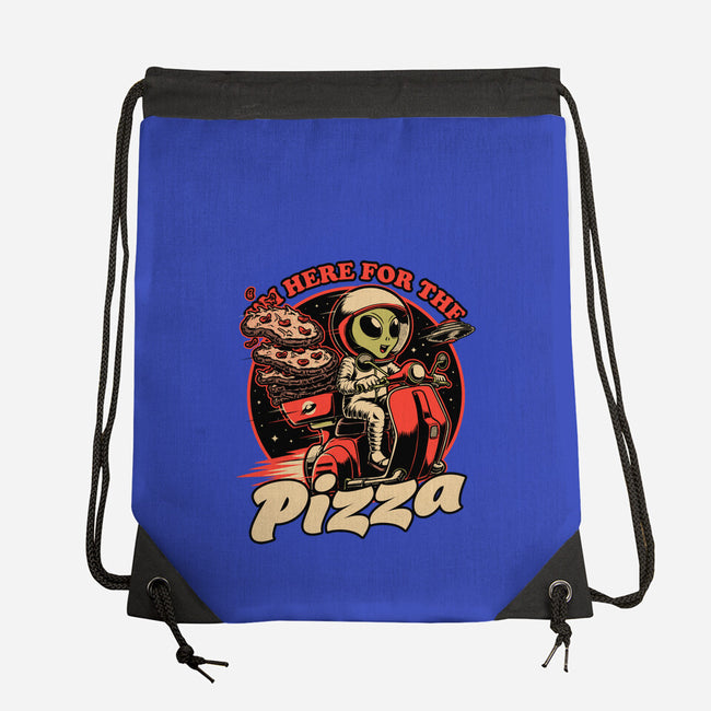 Space Pizza Delivery-None-Drawstring-Bag-Studio Mootant