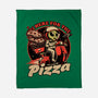 Space Pizza Delivery-None-Fleece-Blanket-Studio Mootant