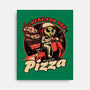 Space Pizza Delivery-None-Stretched-Canvas-Studio Mootant