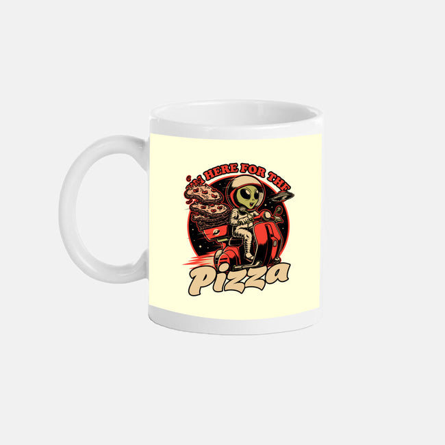Space Pizza Delivery-None-Mug-Drinkware-Studio Mootant