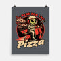 Space Pizza Delivery-None-Matte-Poster-Studio Mootant