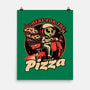 Space Pizza Delivery-None-Matte-Poster-Studio Mootant