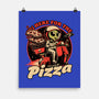 Space Pizza Delivery-None-Matte-Poster-Studio Mootant