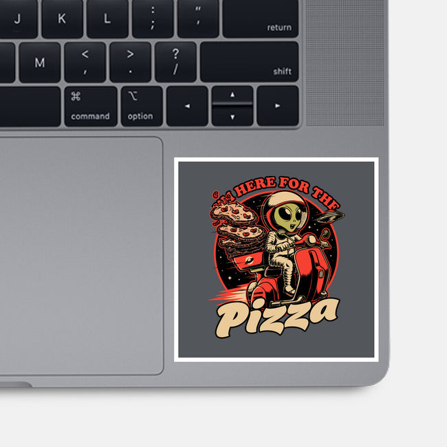 Space Pizza Delivery-None-Glossy-Sticker-Studio Mootant